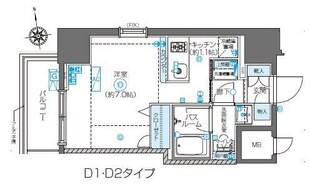 ZOOM 東新宿の物件間取画像